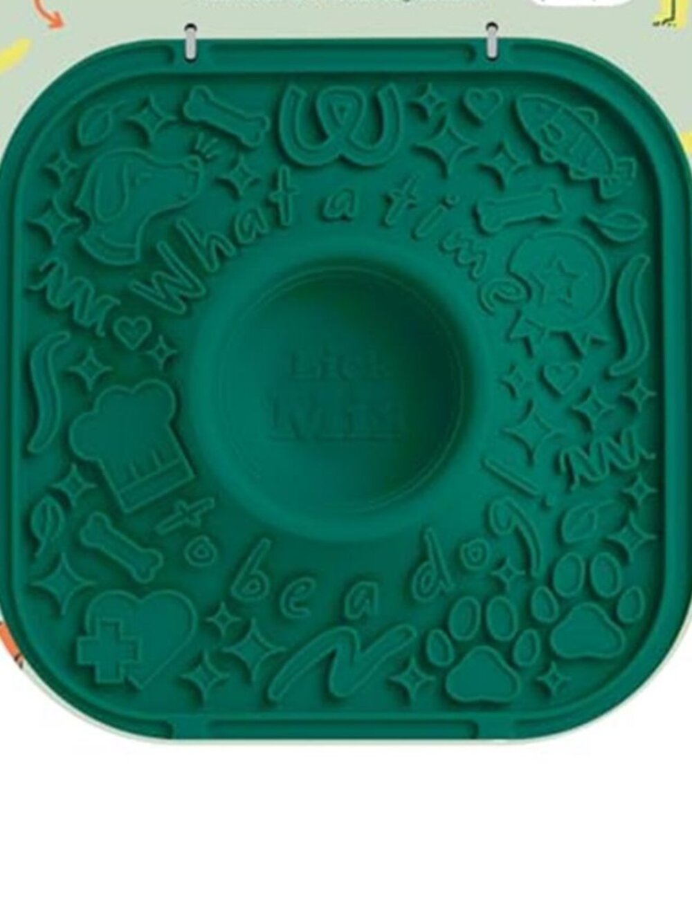 LickMat Slow Feeder Mat for Dogs Green